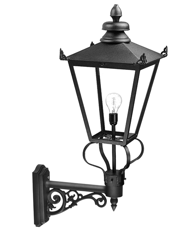 Suffolk Large Wall Lantern Black